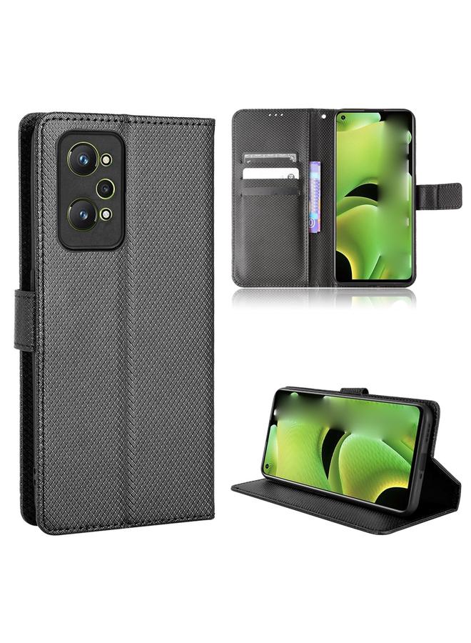 The Bros Case For OPPO Realme GT Neo 3T/GT Neo2/GT2 Diamond Texture Leather Phone Case