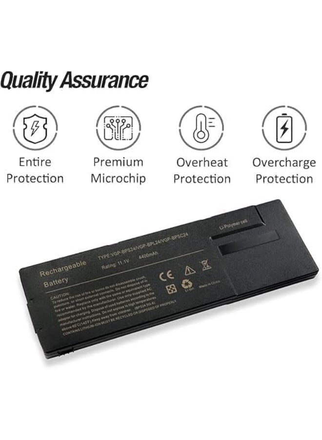 11.1V 4400mAh/6-Cell VGP-BPS24 VGP-BPL24 Battery Compatible for Sony VAIO PCG-41211M PCG-41212M PCG-41213M PCG-41214M PCG-41217L Series BPS24 - Image 5