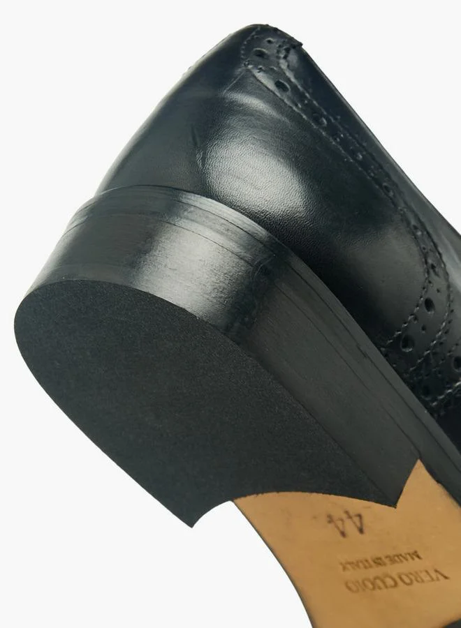 Duchini BLACK Men Lace-Up Leather Derby Shoes for Men | Best Price UAE
