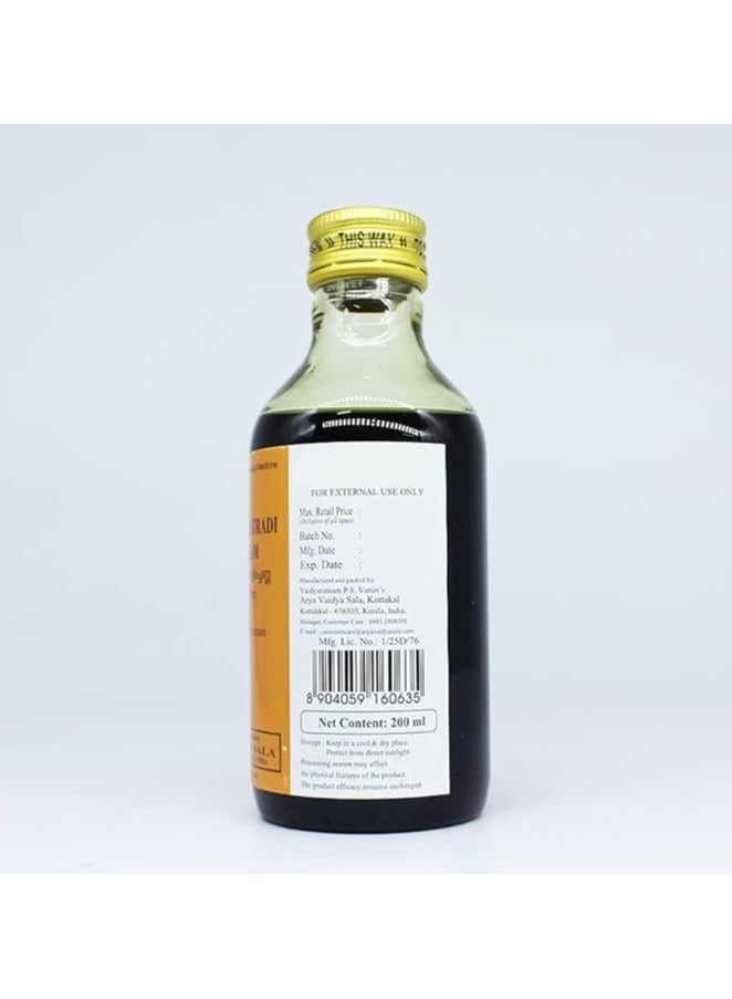 Kottakkal Arya Vaidya Sala Kottakkal Dhurdhurapatradi Kera Tailam-200ml - Image 2