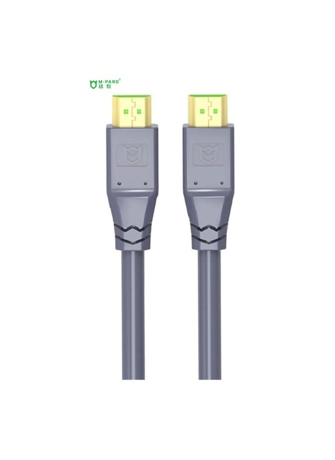 M-PARD HDMI Cable 4K 3M HDMI 2.0 18Gbps High Speed 4K@60Hz HDMI to HDMI Video Cable Ultra HD 3D 4K HDMI Cable PVC Compatible MacBook Pro UHD TV Nintendo Switch Xbox PlayStation PS5/4 PC Laptop - 3M-Gray  - Image 1