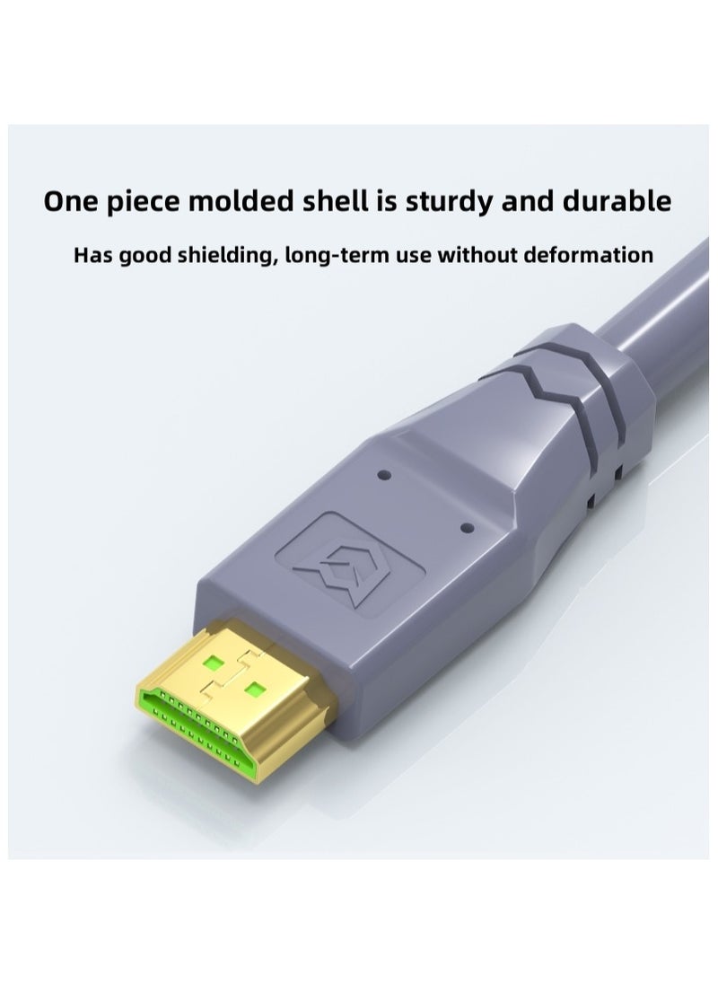 M-PARD HDMI Cable 4K 3M HDMI 2.0 18Gbps High Speed 4K@60Hz HDMI to HDMI Video Cable Ultra HD 3D 4K HDMI Cable PVC Compatible MacBook Pro UHD TV Nintendo Switch Xbox PlayStation PS5/4 PC Laptop - 3M-Gray  - Image 2