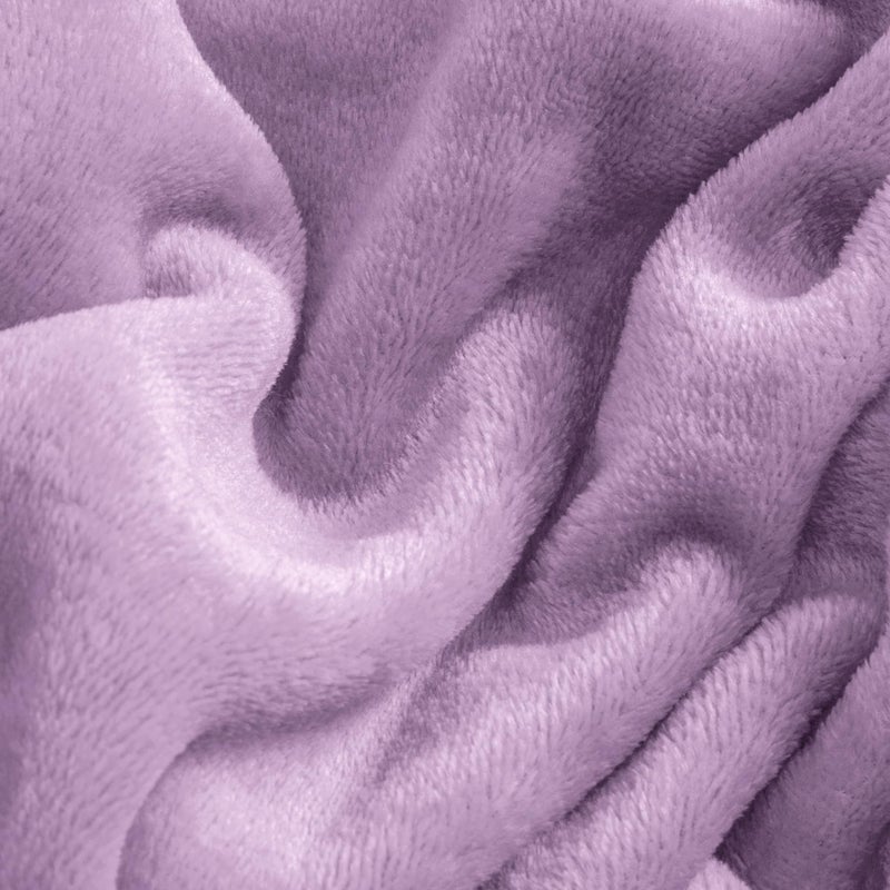 BEDELITE Flannel Sheets Queen Size Lavender - Super Soft Fleece Sheets Set Fluffy Extra Plush, 4 Piece(Include Fitted Sheet, Flat Sheet, 2 Pillowcases) - Image 5