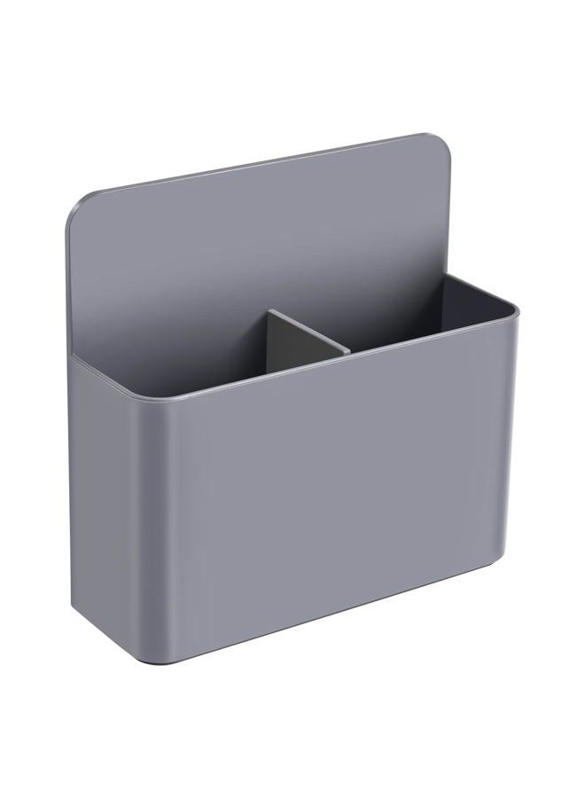 Bidponds Magnetic Marker Holder for Whiteboards/Fridge/Refrigerator/School Locker Organiser,Magnetic Chalk Organiser/Remote Control Holder/Dry Eraser Marker Tray with Anisotropic Magnet Backing Gray - Image 1