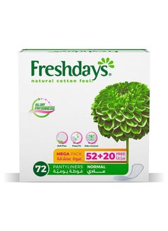 Freshdays All Day Freshness Panty Liners - Normal 72 Pads  - Image 1