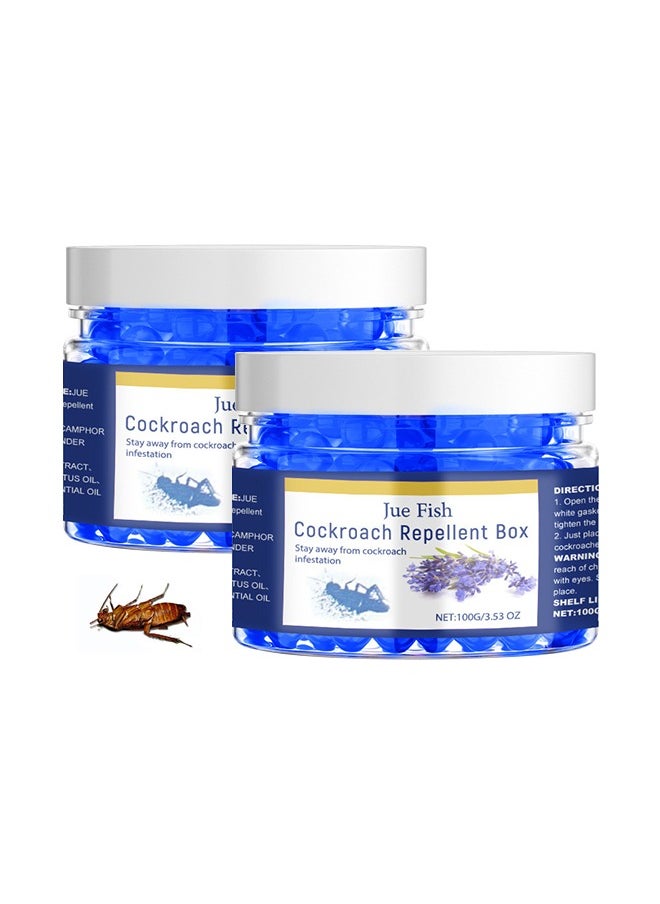 Generic - 2 PCS Cockroach Killer Cockroach Repellent Box with Natural Essential Oils, Long-Lasting Protection for Home Pesticide-Free Cockroach Killer Magic Box, 100g - Image 1