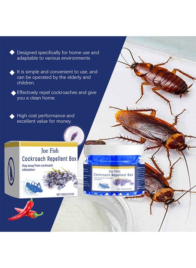 Generic - 2 PCS Cockroach Killer Cockroach Repellent Box with Natural Essential Oils, Long-Lasting Protection for Home Pesticide-Free Cockroach Killer Magic Box, 100g - Image 1