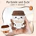 Sayregifty Retirement Gifts for WomenMen Coffee Cup Plush  Handmade Crochet Coffee Cup with Positive Card Emotional Christmas Birthday Retirement Gift Happy 2026 Retired Presents for CoworkersFriendsFamily - Image 4