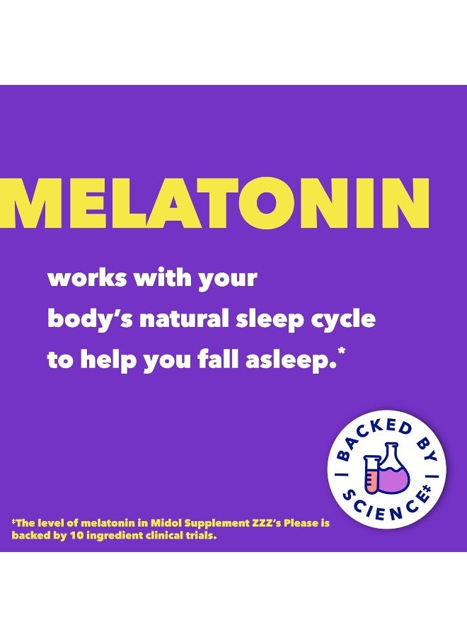 Midol ZZZ's Please Melatonin Capsules for Adults - Image 4