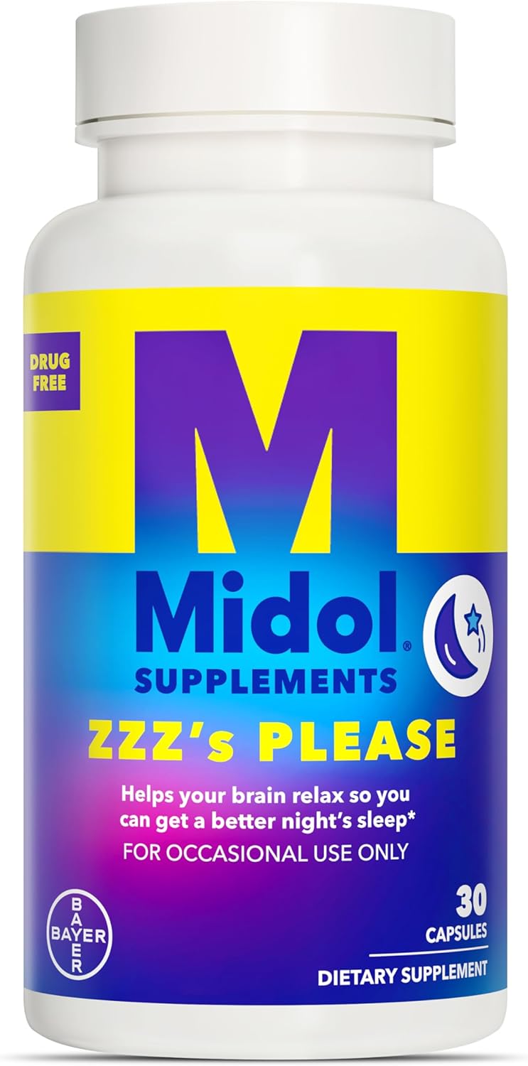 Midol ZZZ's Please Melatonin Capsules for Adults - Image 1
