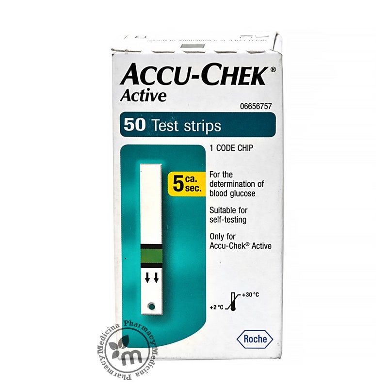 ACCUCHEK ACTIVE STRIPS 50S