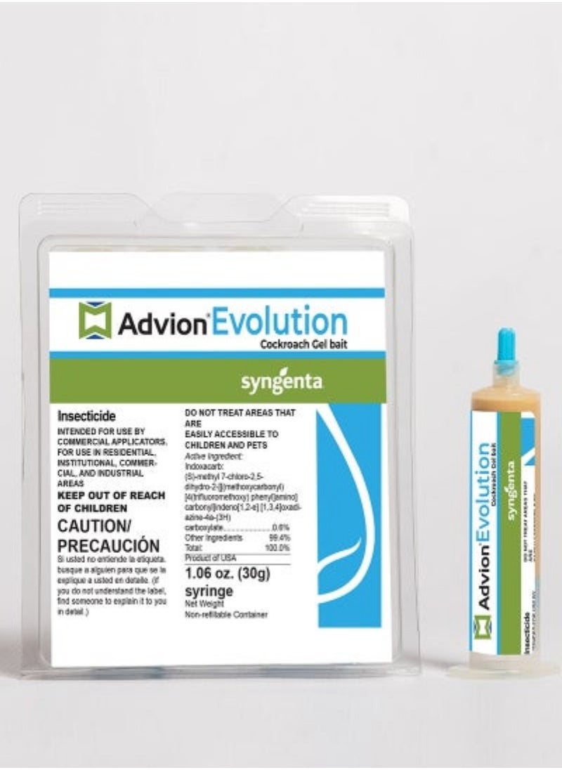 syngenta Safe and Powerful Advion Evolution Cockroach Gel Bait Effective Roach Elimination 