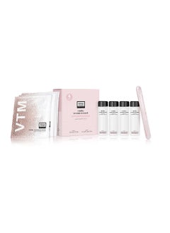 ERNO LASZLO Erno Laszlo Vitality Skincare Mask Pink Face Mask Peel Plump and Clarify Mineral Powder Blend with Serum Lotion 4 Pack of Masks 125 Fl Oz Each 