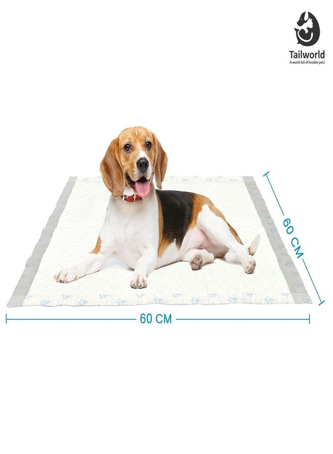 Tailworld Training Pads, with Odor Lock Technology & Super Absorbent Pee Pads, Leak-Proof Dog Potty Training Pads for Puppies, Dogs,Cats & Rabbits (60 X 60 cm) 50 Pcs - Image 2