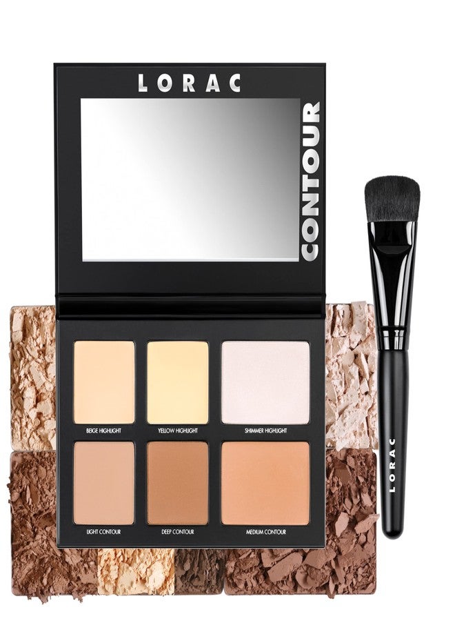 LORAC PRO Contour Palette & Contour Brush, Multi - Image 3