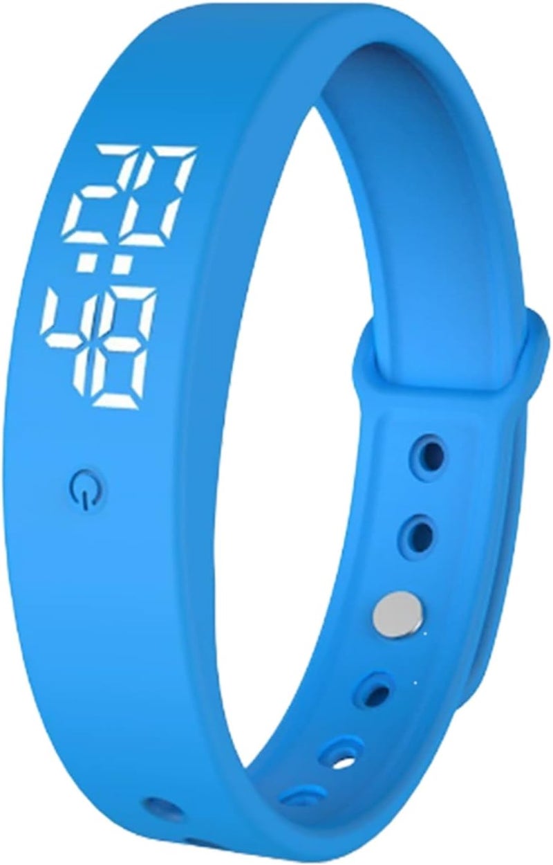 3 Alarms Daily Organizer Timer - 1.5 Inch Vibrating Wristband for Silent Alerts, Lightweight Ergonomic Design with Adjustable Fit, Personal Timer for Medication Fitness Travel Dorm Bedroom - Image 1
