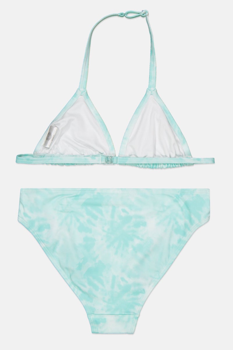 Tchibo Kids Girl 2 Pcs Tie Dye Bikini Top And Bottom Set, Multicolor - Image 2