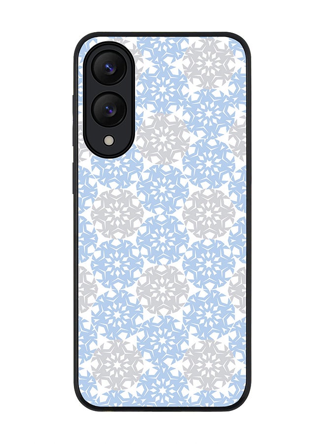 Stylizedd For Samsung Galaxy S25 Edge Case,Slim fit Camera Protection, Shockproof Thin Phone cover  - Frozen Snowflakes