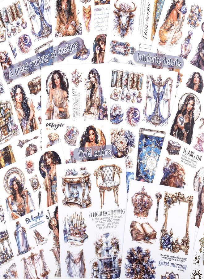 Dizdkizd 20 Pages of Assorted Journaling Sticker Book (Champagne) - Image 3