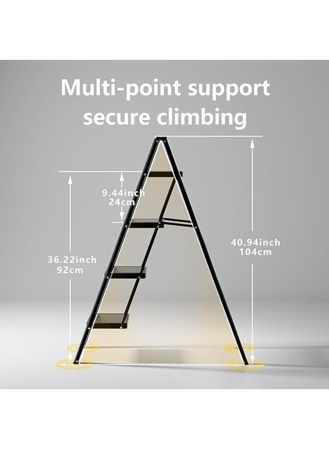 Multi-purpose metal ladder – sturdy and safe design for easy access to high places inside the house up to 4 floors Z - Image 3