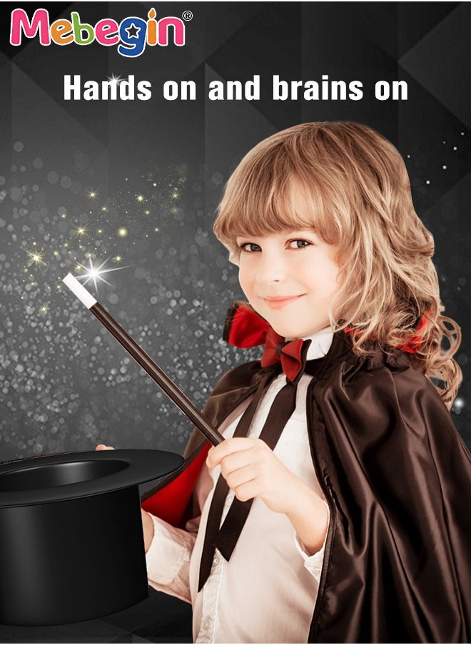 MEBEGIN Classic Magic Set with Hat and Rich Magic Props, Amazing Magic Box with a Variety of Tricks, Pretend Play Magician Stuff, Easy to Perform Tricks, Fun Creative Educational Toys, Ideal Gift for Beginners and Kids Aged 6+  - Image 2