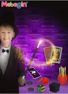 MEBEGIN Classic Magic Set with Hat and Rich Magic Props, Amazing Magic Box with a Variety of Tricks, Pretend Play Magician Stuff, Easy to Perform Tricks, Fun Creative Educational Toys, Ideal Gift for Beginners and Kids Aged 6+  - Image 4