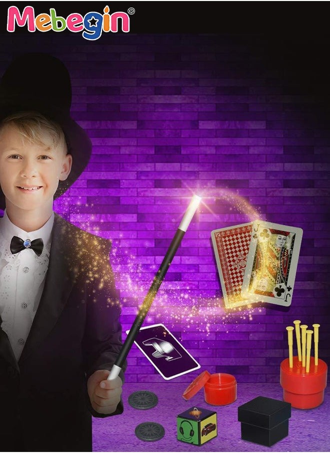 MEBEGIN Classic Magic Set with Hat and Rich Magic Props, Amazing Magic Box with a Variety of Tricks, Pretend Play Magician Stuff, Easy to Perform Tricks, Fun Creative Educational Toys, Ideal Gift for Beginners and Kids Aged 6+  - Image 4