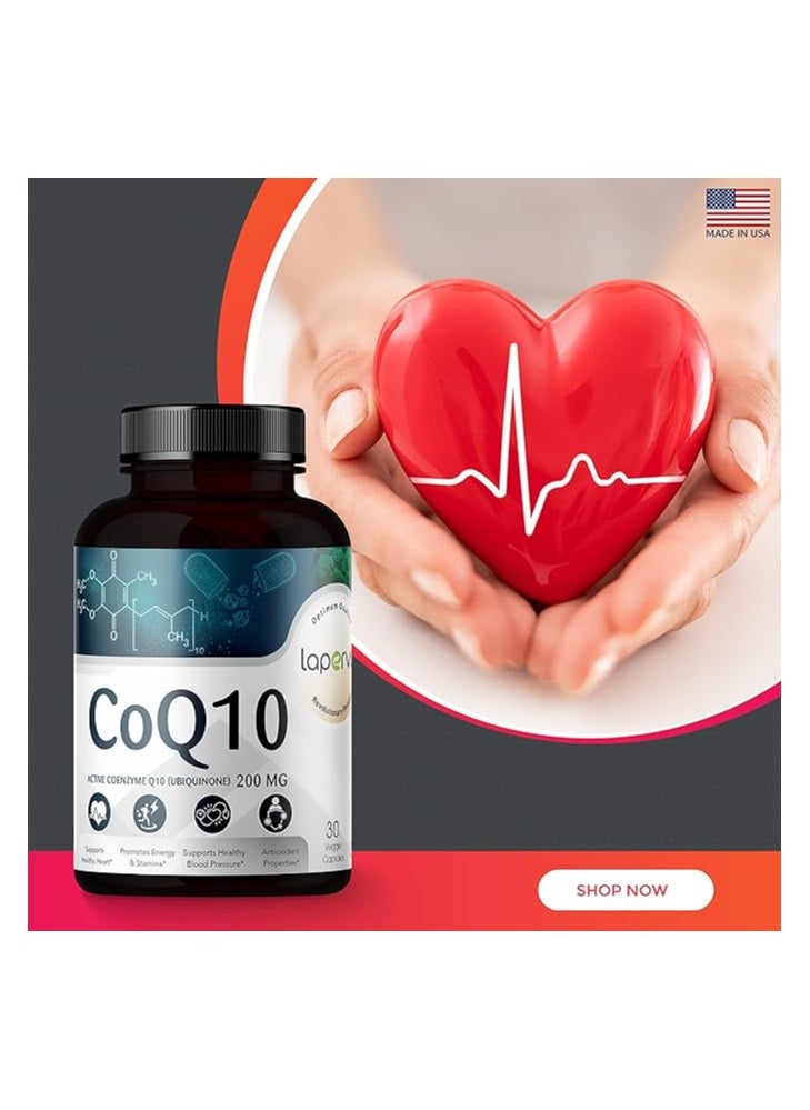 CoQ10, 200 mg, 30 Veggie Capsules
