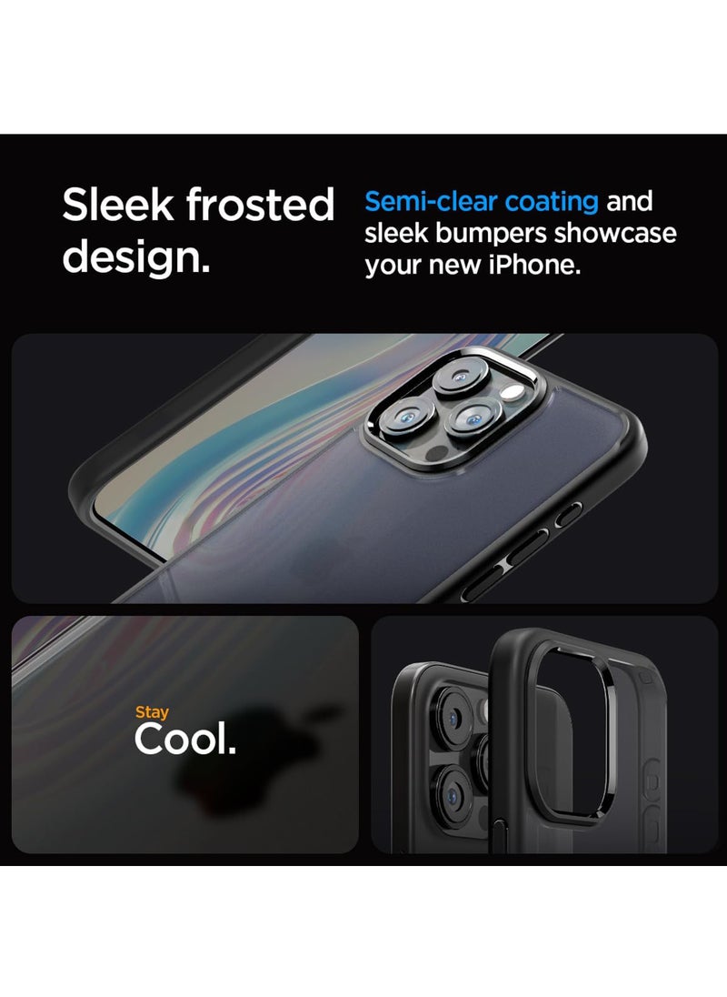Rock Pow Ultra Hybrid Designed for iPhone 15 Pro Case Shockproof Dust-Proof Strong Durable Heavy Duty Full Body Rugged  - Image 3