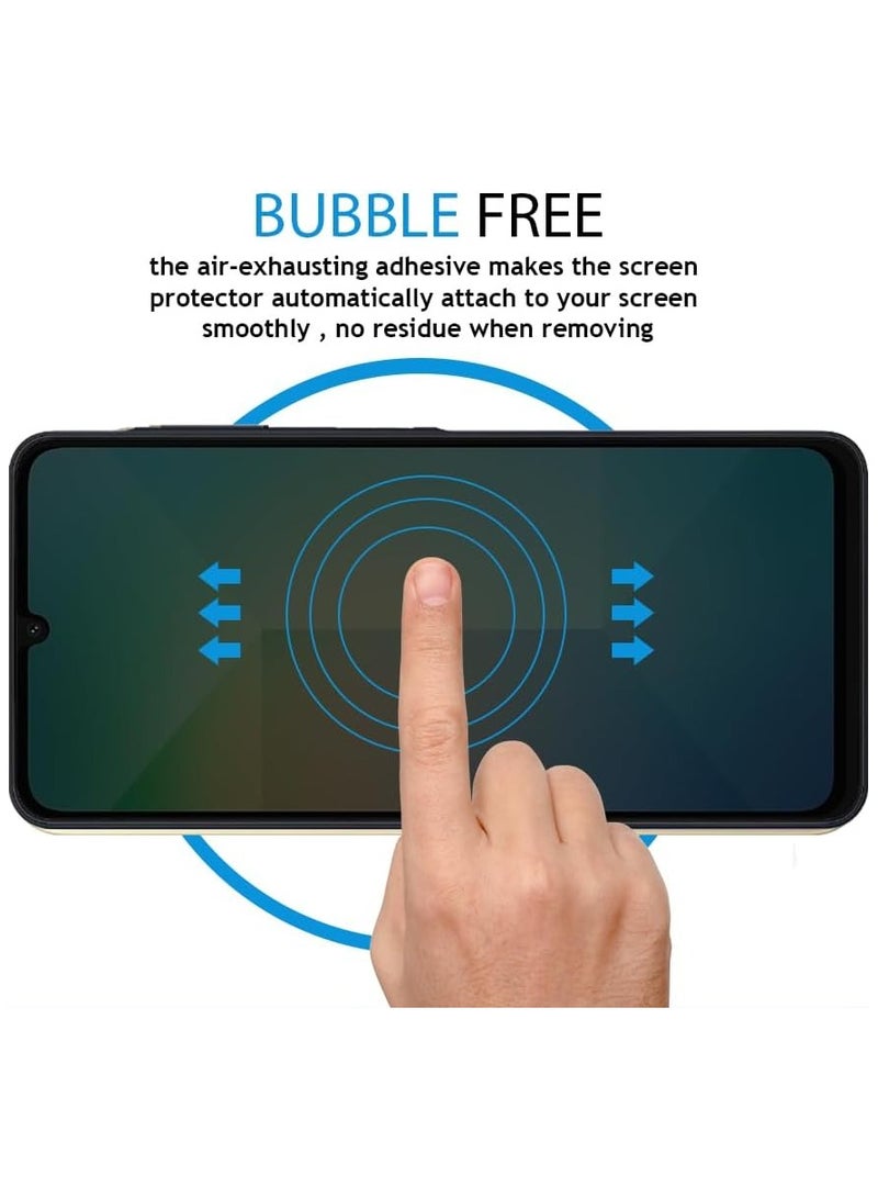 Denx Privacy Screen Protector for Samsung Galaxy A07, 9H Tempered Glass Screen Shatterproof Anti Scratch Anti Spy Glass HD Clear Case - Image 2