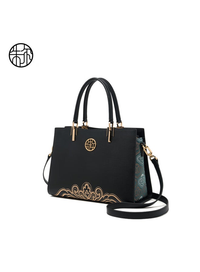 ZOOLER Zhuer Handbag, Women's Bag, Chinese Style, Zuanjin Ladies' Handbag, Cowhide Women's Bag, Birthday Gift For Mom - Image 4