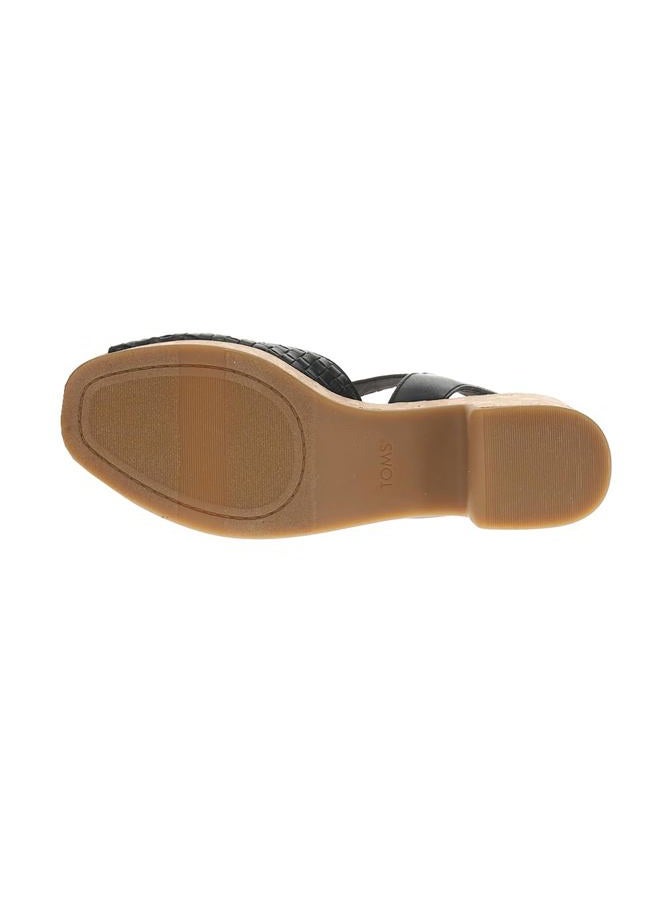 TOMS Womens Isla Platform Block Ankle Strap Casual Sandals Casual Mid Heel 2-3" - Brown, Black, 39 EU - Image 5