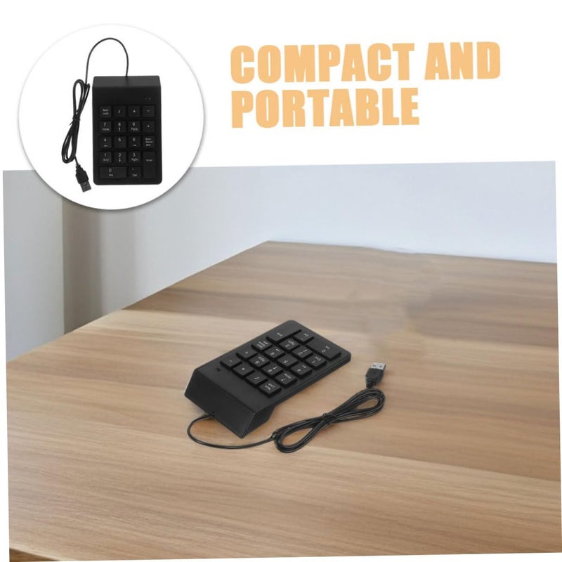 Artibetter 2pcs USB Numeric Keypad for Laptop Desktop 18 Key Silent Number Pad - Image 4