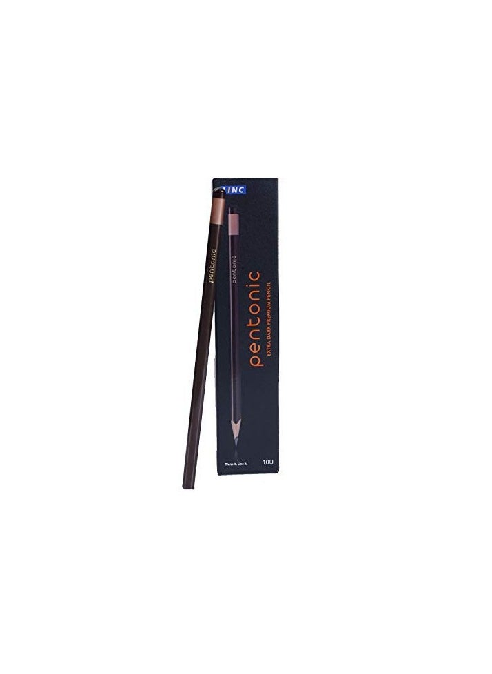 Pentonic - Pentonic Extra Dark Graphite Pencil Box Pack | HB2 Lead | Set of 10 Pcs - Image 1