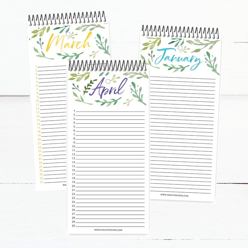 Hadley Designs Perpetual Calendar for Birthdays, Anniversaries, and Special Events - Image 5