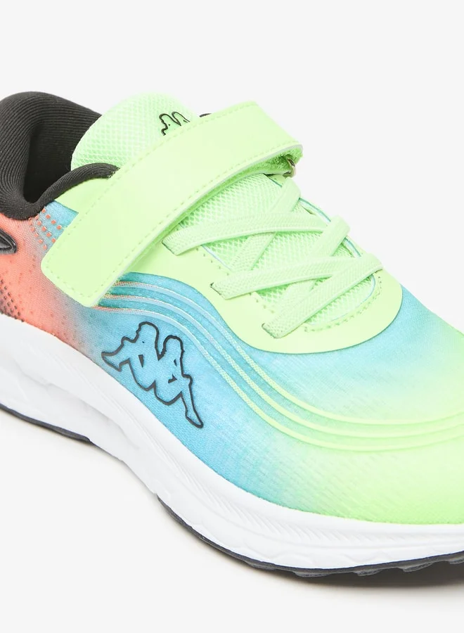 Kappa Boys' Logo Detail Sports Shoes with Hook and Loop Closure