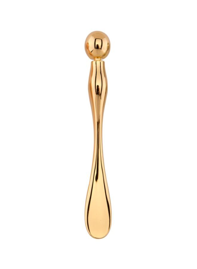 NIBEMINENT Eye Metal Beauty Spoon Yellow 7.7cm