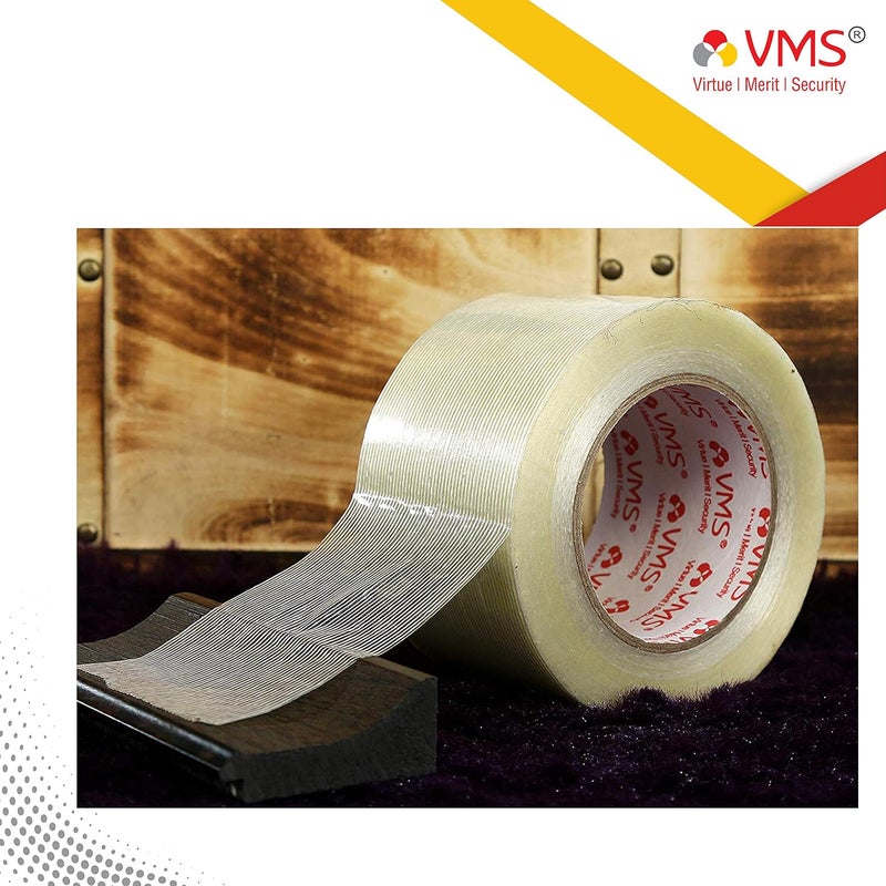 VMS Self Adhesive Strapping Filament Tape High Strength 140Mic (76mm*45M) (4150FT, 4176FT) - Image 2
