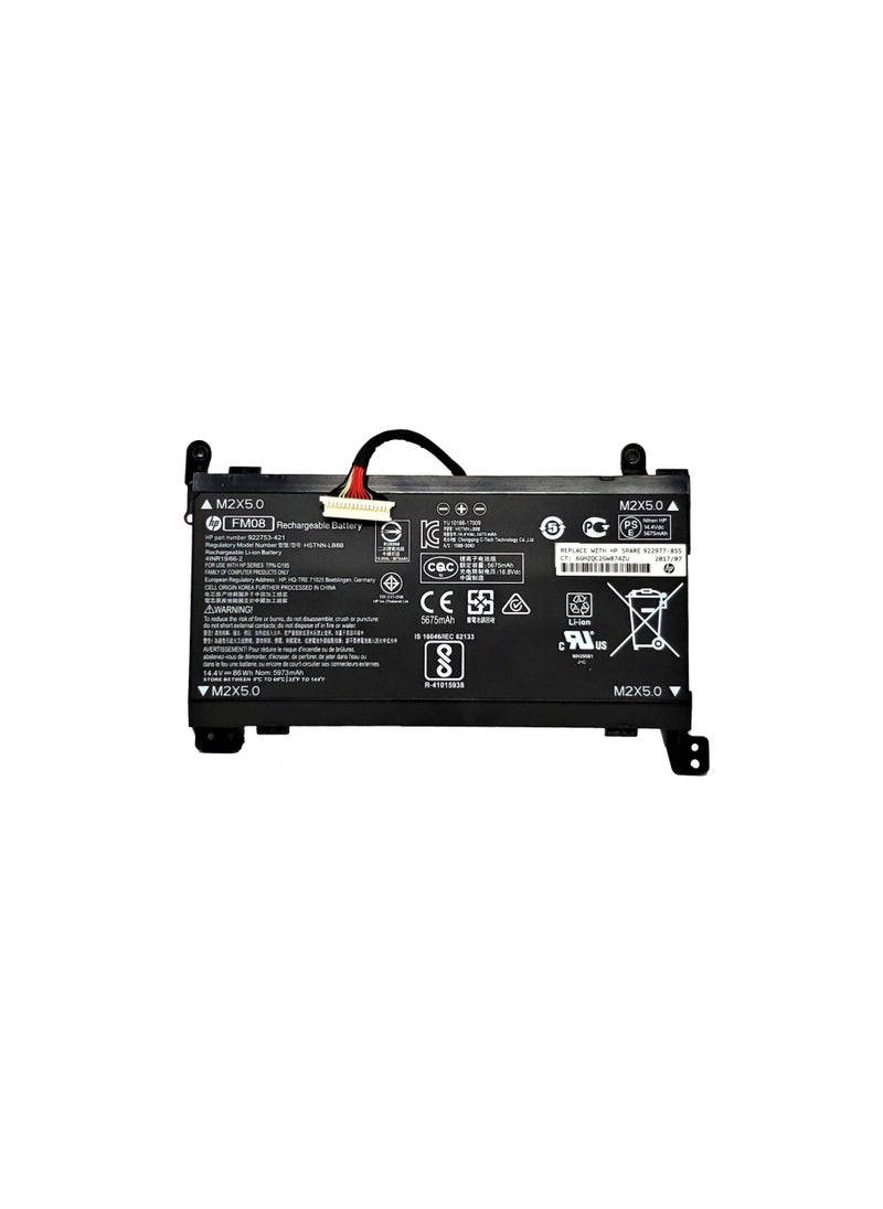 CS FM08 Laptop Battery Compatible with HP Omen 17-AN013TX 17-AN014TX 17-AN014NG 16-Pin Connector)  - Image 1