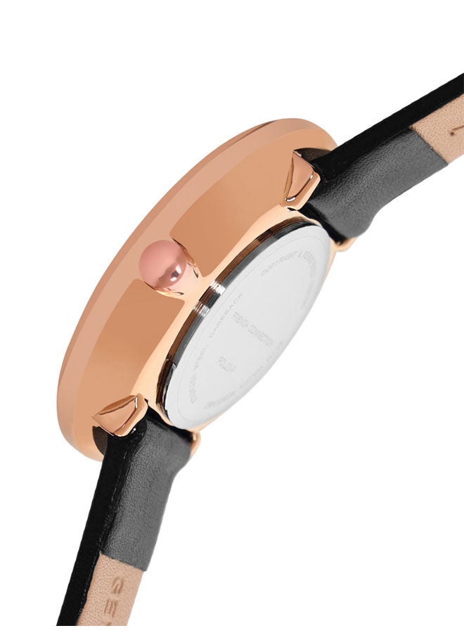 French Connection Women's Analog Watch Black Strap - Image 3