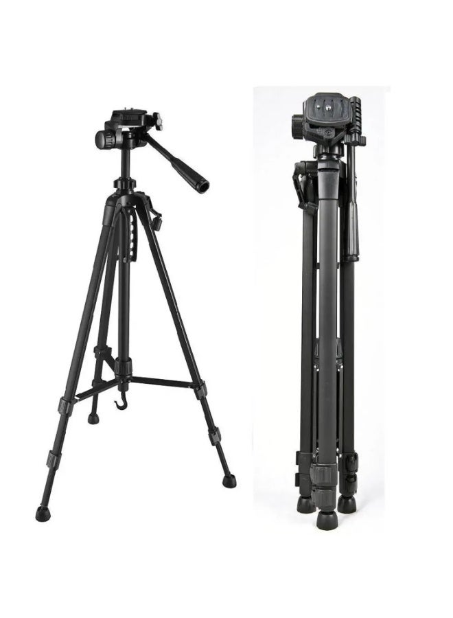 Weifeng WT-3540 Professional Camera Tripod with Fluid Head – 158 cm Max Height, 3.3 kg Load Capacity, Lightweight & Compact Design - Image 1