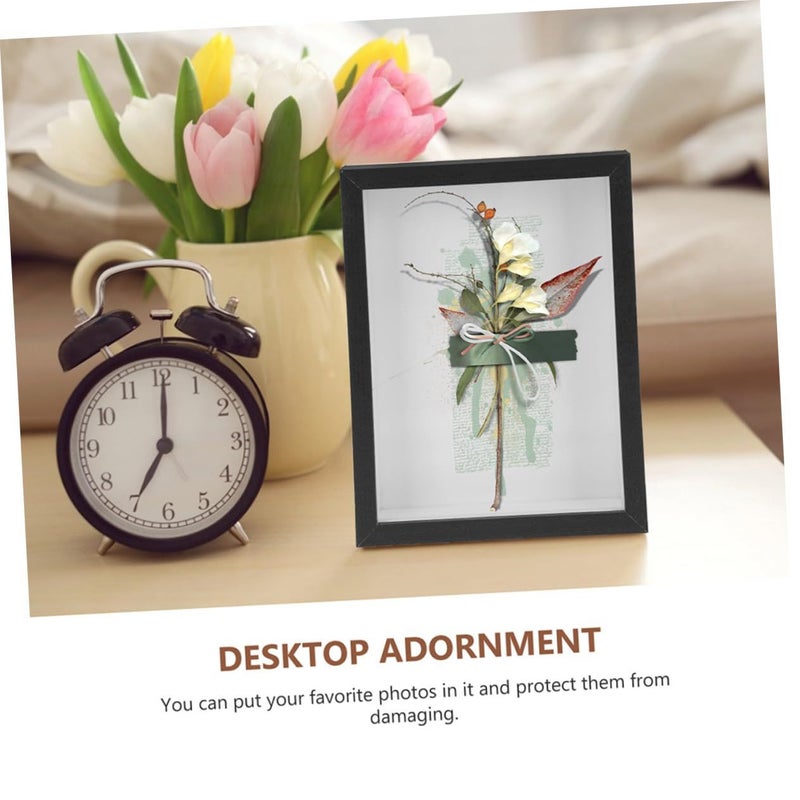 Butterfly Display Frame Dried Flower Storage Box Insect Specimen Photo Frame Bedside Table Decoration - Image 3