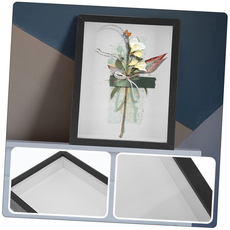 Butterfly Display Frame Dried Flower Storage Box Insect Specimen Photo Frame Bedside Table Decoration - Image 4
