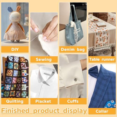 UzecPk Medium Weight Fusible Interfacing for Sewing: 12" X 30yd Interfacing Fabric for Sewing White Iron-On Non-Woven Fusible Interfacing for DIY Crafts Supplies Quilting Collars - Image 5