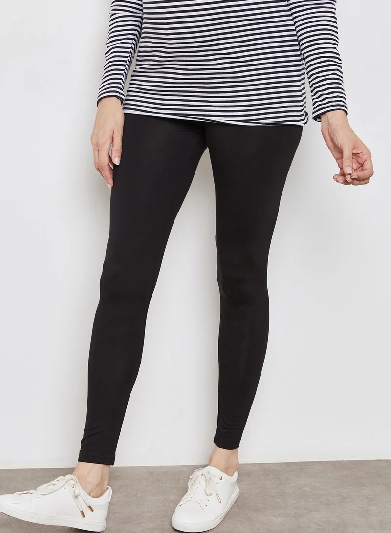 Topshop Maternity Logo band Leggings