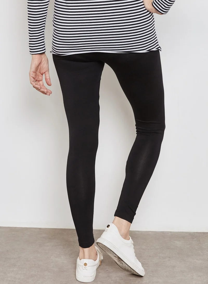 Topshop Maternity Logo band Leggings