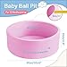 Aunekiv 354 x 118 Foam Ball Pit for Toddlers Baby Round Balls Pool for Babies 13 Kids Play Ball Pits for Boys and Girls Balls Not Included Pink - Image 4
