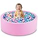 Aunekiv 354 x 118 Foam Ball Pit for Toddlers Baby Round Balls Pool for Babies 13 Kids Play Ball Pits for Boys and Girls Balls Not Included Pink - Image 3