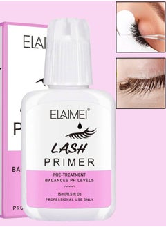Elaimei Lash Primer for Eyelash Extension Professional Use Only Easy to Remove Proteins and Oils Enhance Adhesive Strength of Eyelash Extensions Pre Treatment for Lash Enhancer Primer  - Image 1