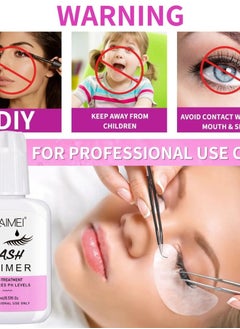 Elaimei Lash Primer for Eyelash Extension Professional Use Only Easy to Remove Proteins and Oils Enhance Adhesive Strength of Eyelash Extensions Pre Treatment for Lash Enhancer Primer  - Image 5